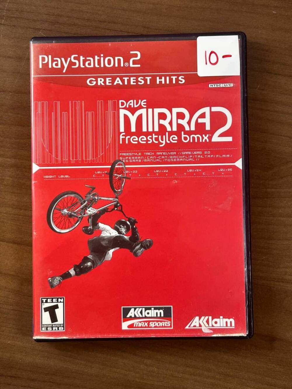 Dave Mirra Freestyle BMX 2 Greatest Hits PS2 PlayStation 2 Complete w/ Manual